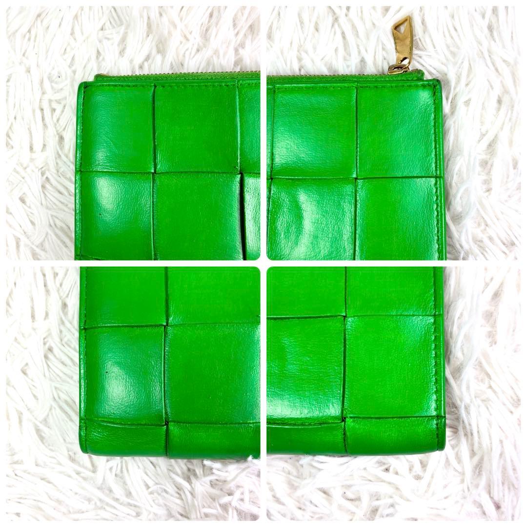 【ボッテガ ✨】カセット マキシイントレチャート コンパクトウォレット 折り財布