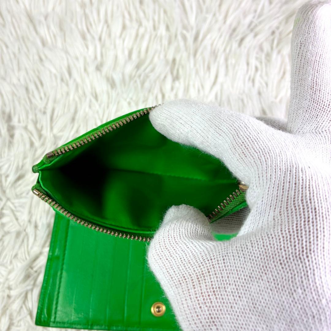 【ボッテガ ✨】カセット マキシイントレチャート コンパクトウォレット 折り財布