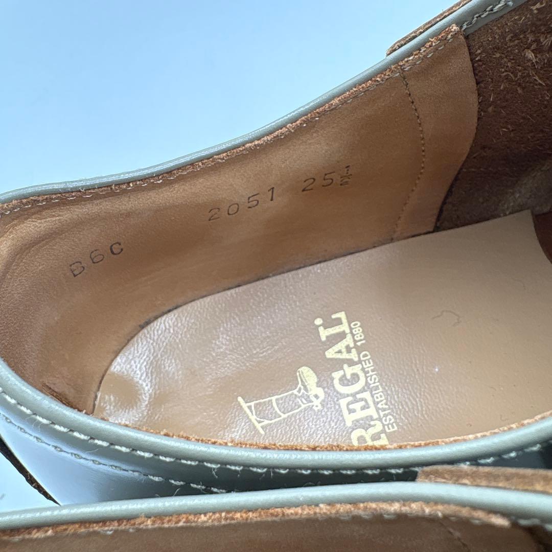 定番✨リーガル　サドルシューズ　レースアップ　バイカラー　25.5cm メンズ