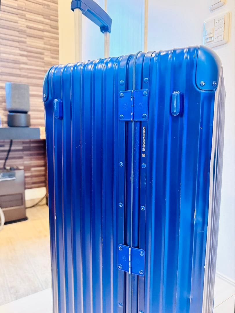 【保証付】RIMOWA トランクプラス 105L マリンブルー 限定色