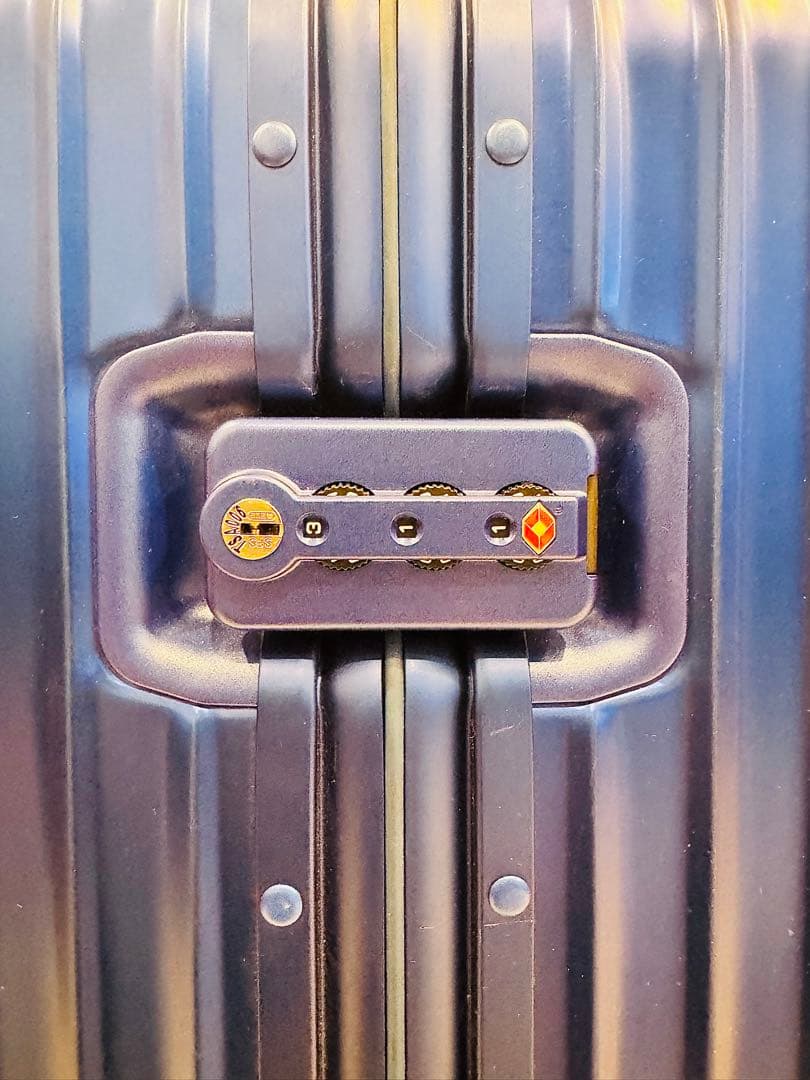 【保証付】RIMOWA トランクプラス 105L マリンブルー 限定色