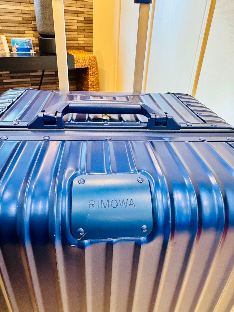 【保証付】RIMOWA トランクプラス 105L マリンブルー 限定色