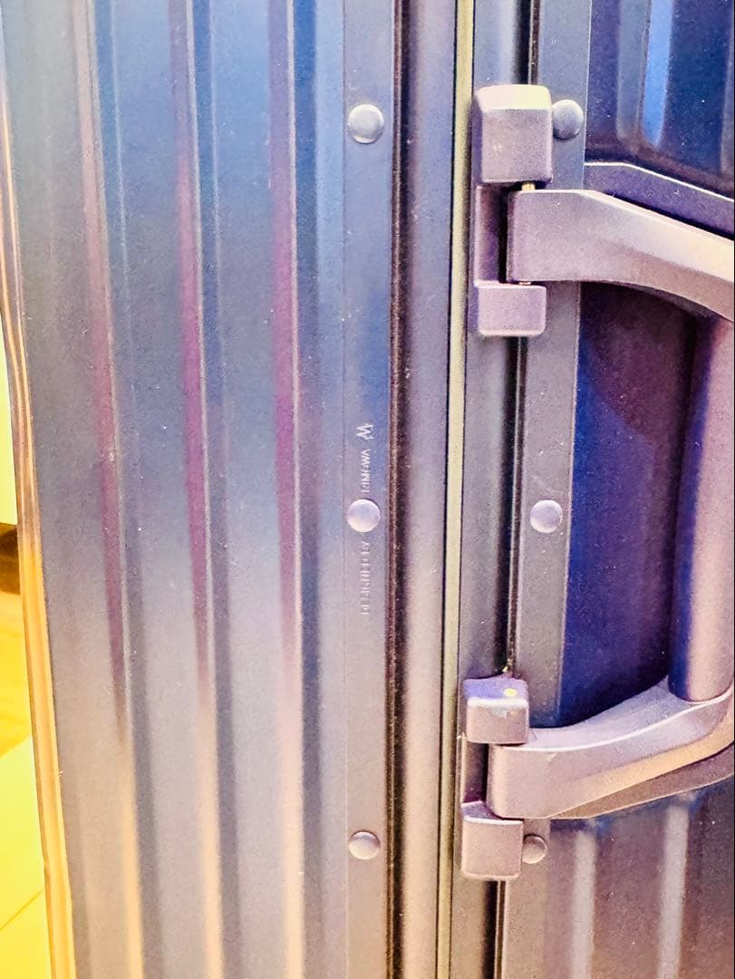 【保証付】RIMOWA トランクプラス 105L マリンブルー 限定色