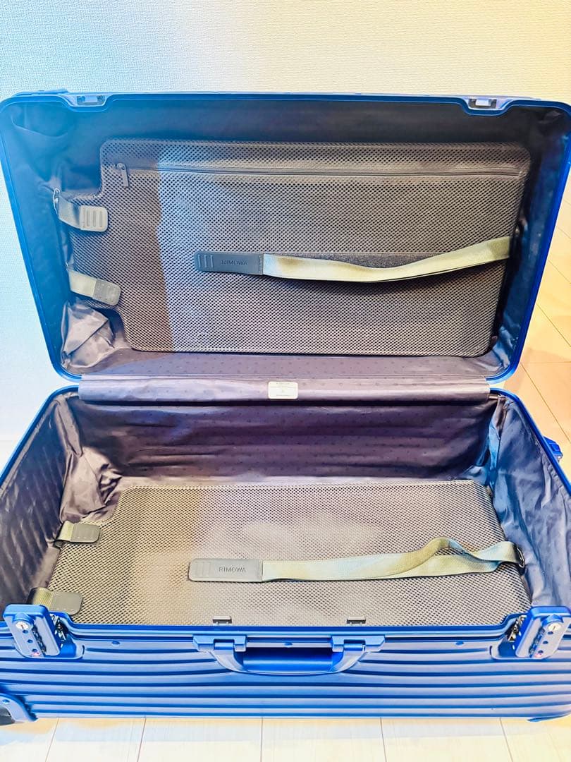 【保証付】RIMOWA トランクプラス 105L マリンブルー 限定色