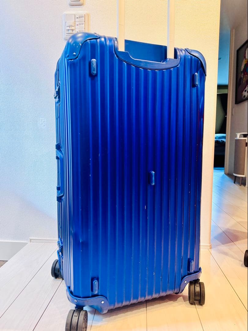 【保証付】RIMOWA トランクプラス 105L マリンブルー 限定色