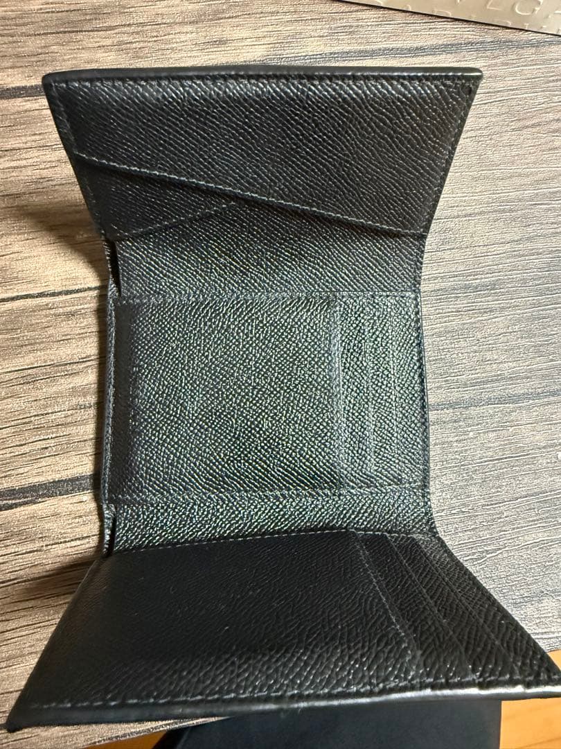 値下げラスト♡箱付きBVLGARI 三つ折り財布 ブラック