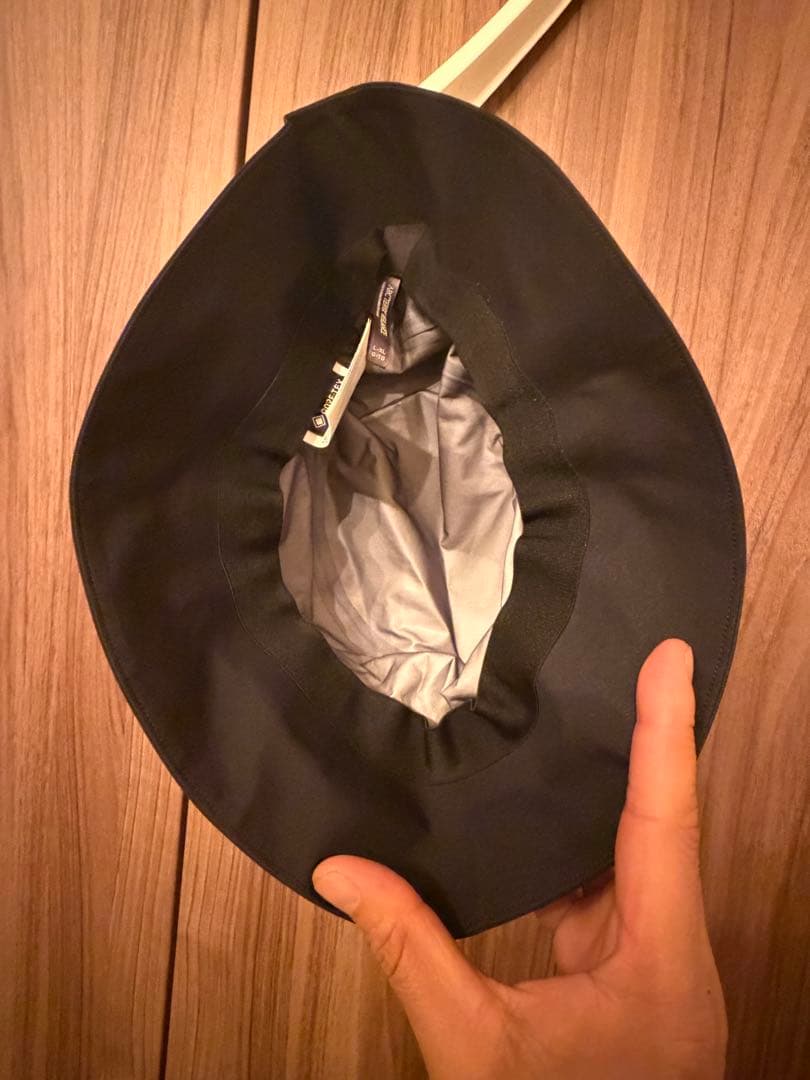 アークテリクス　GORE-TEX ブラック バケットハット L-XL