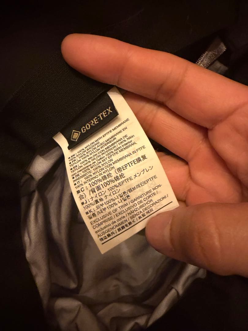 アークテリクス　GORE-TEX ブラック バケットハット L-XL