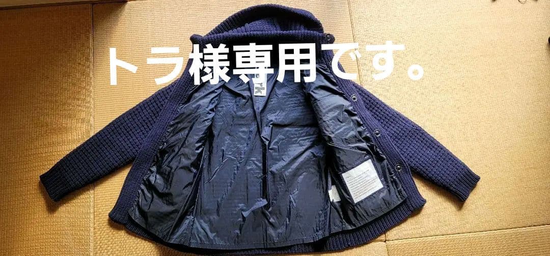 Bark バーク　ダッフルコートネイビー　ショート丈　XS 希少　再値下げ