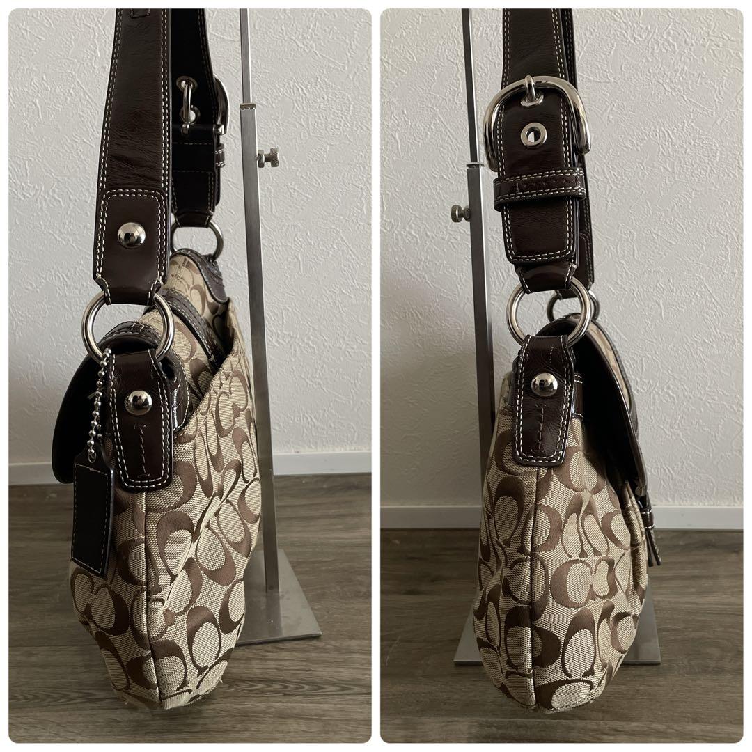 【COACH】ショルダーバッグ SOHO ソーホー シグネチャー　y2k