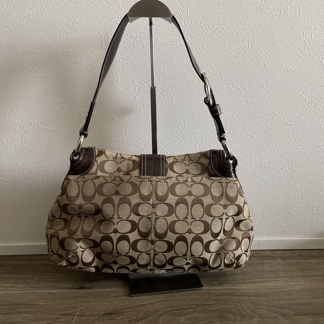 【COACH】ショルダーバッグ SOHO ソーホー シグネチャー　y2k