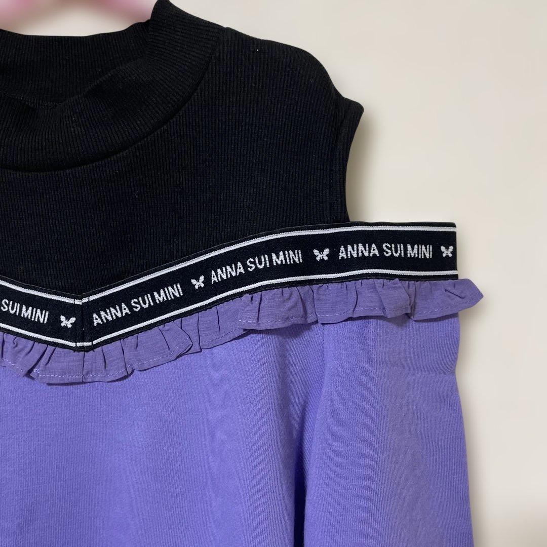 ANNA SUI mini♡ロゴテープワンピース♡150