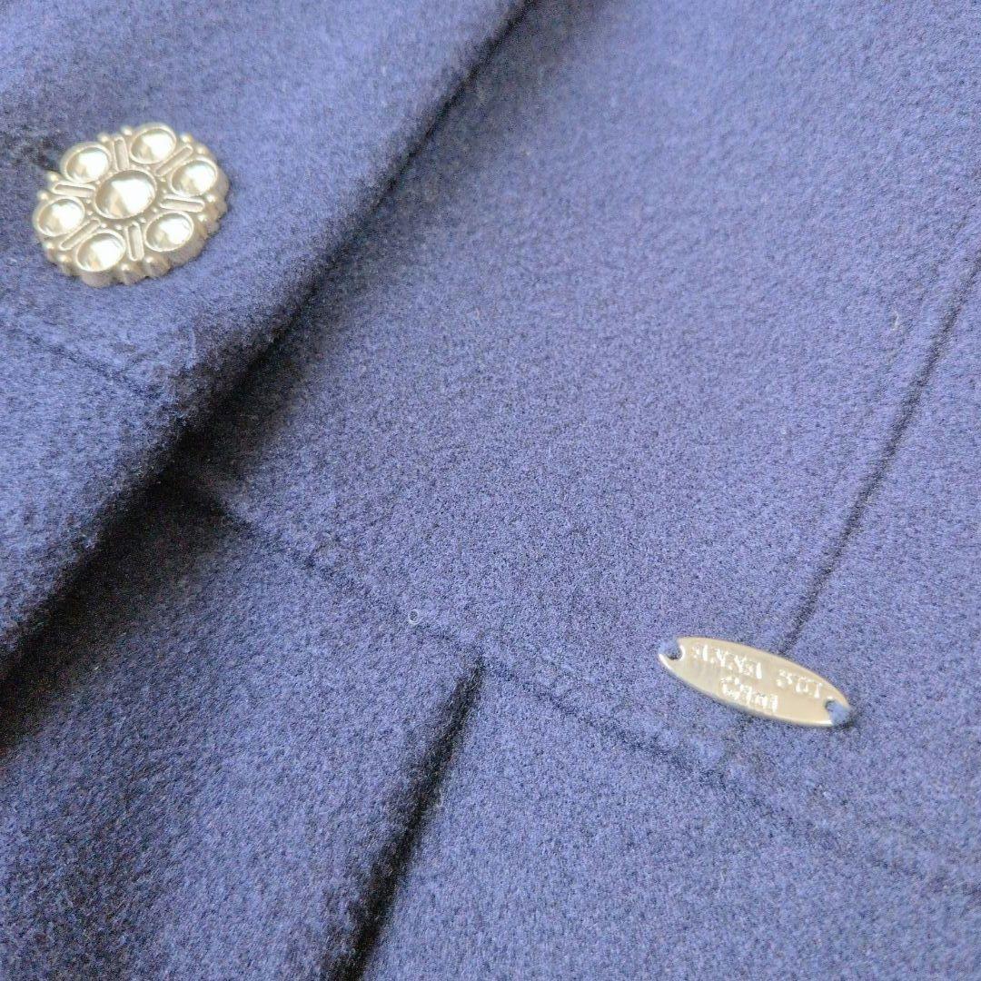 ANNASUI mini アナスイ ロングコート ファー 2way 紺色 130