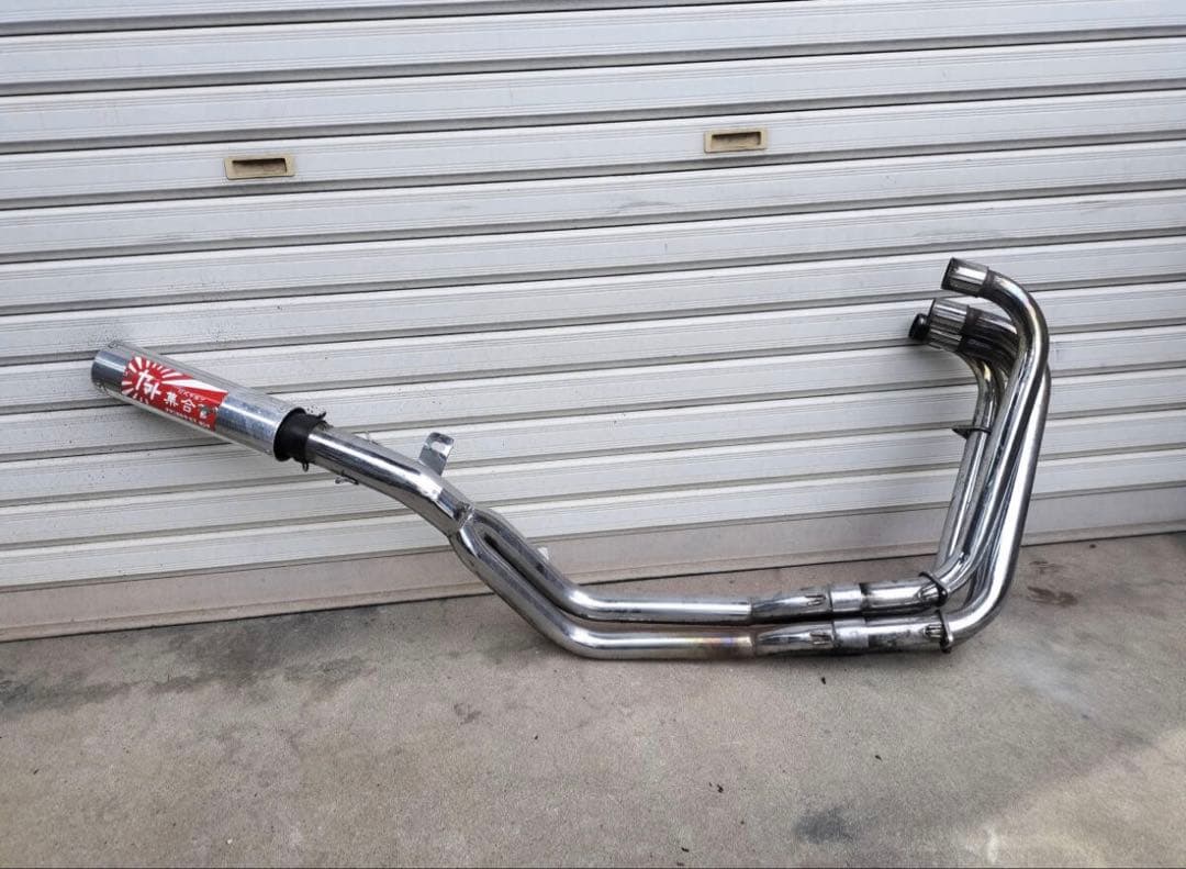 ゆ*ー様 ゼファー400 用50.8πマフラー フランジ付き