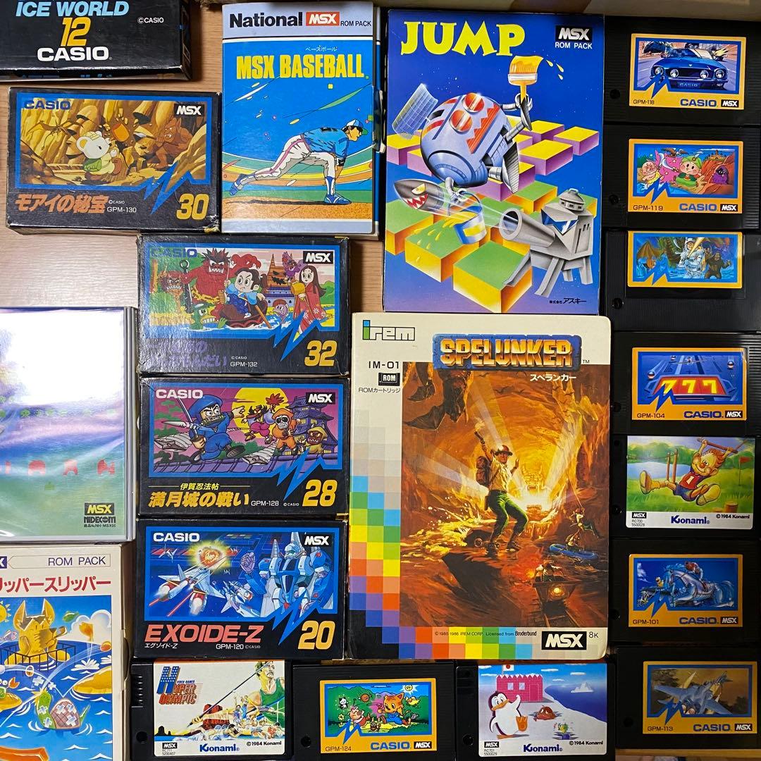 MSX 本体 ソフト　37本　セット売り