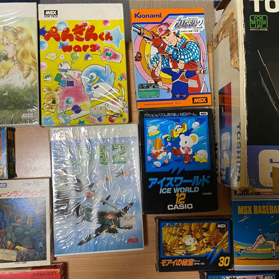 MSX 本体 ソフト　37本　セット売り