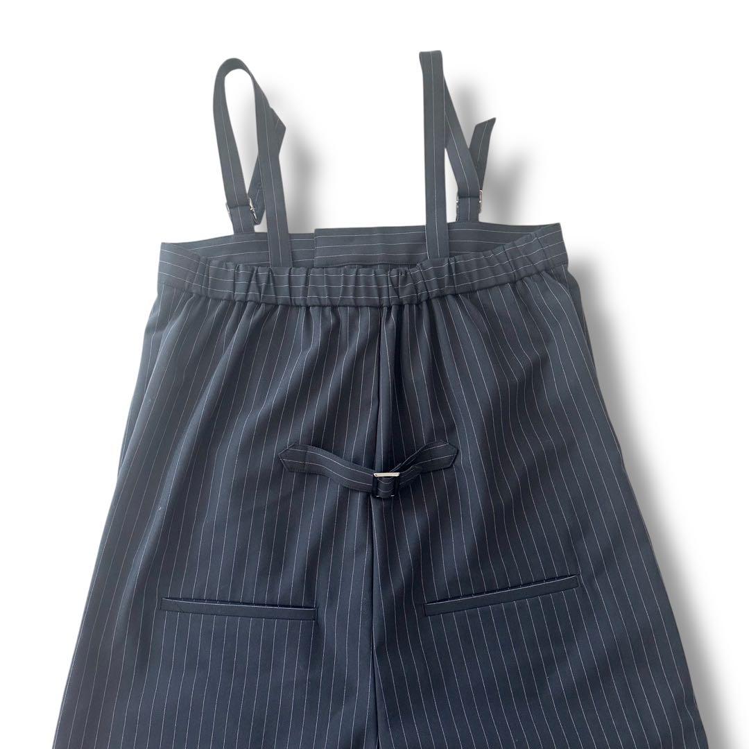 美品 スピックアンドスパン 24AW ベアオールインワン ネイビー 38