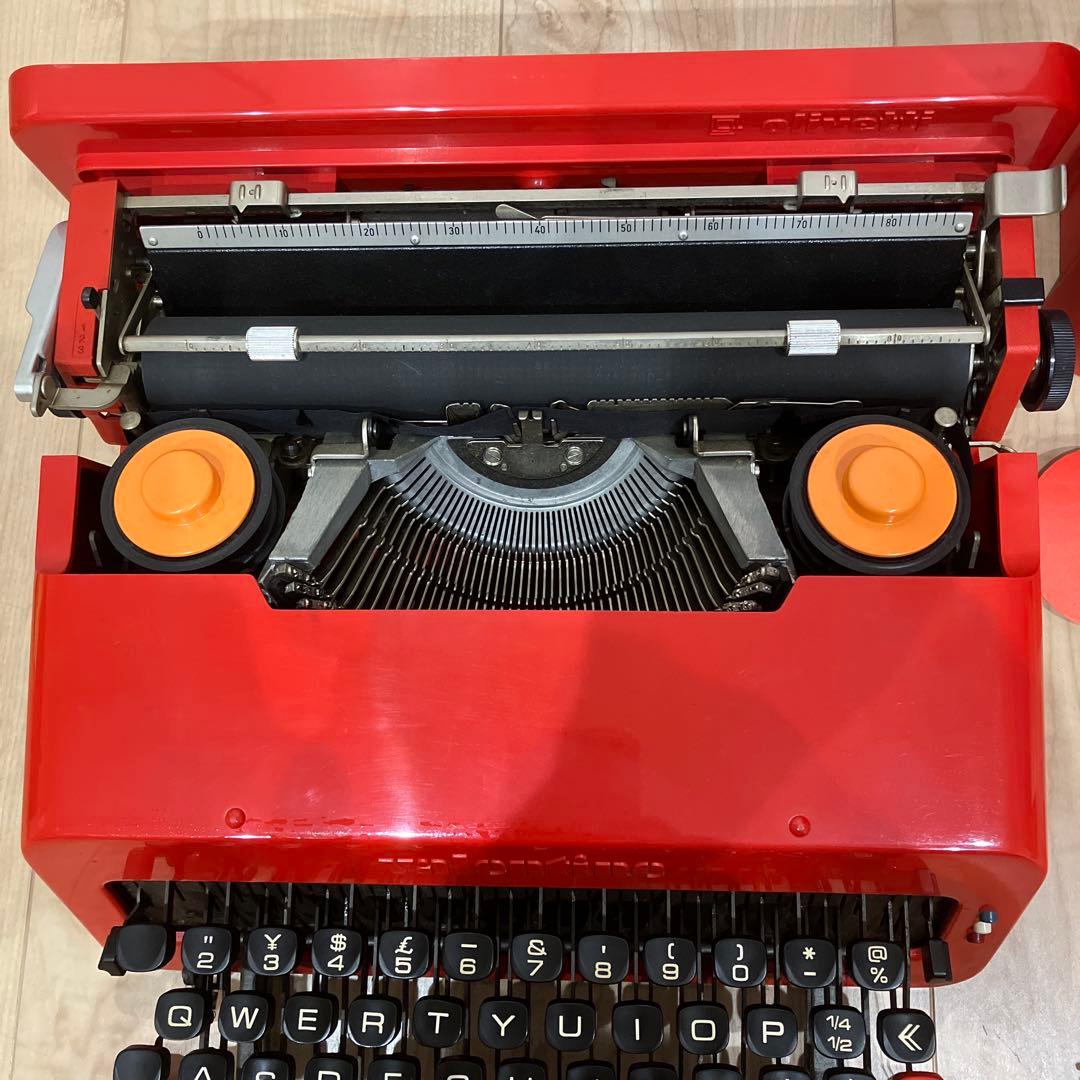 Olivetti Valentine オリベッティ タイプライター 赤バケツ