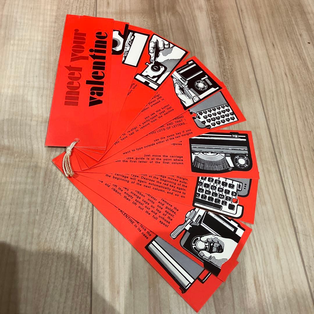 Olivetti Valentine オリベッティ タイプライター 赤バケツ