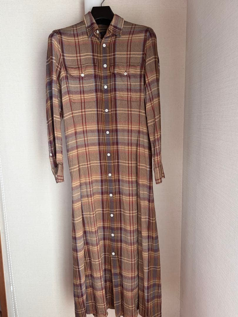 ポロラルフローレン　中村アンさん着用モデル　シャツワンピース　4