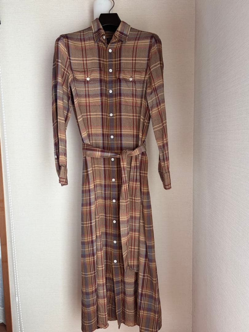 ポロラルフローレン　中村アンさん着用モデル　シャツワンピース　4