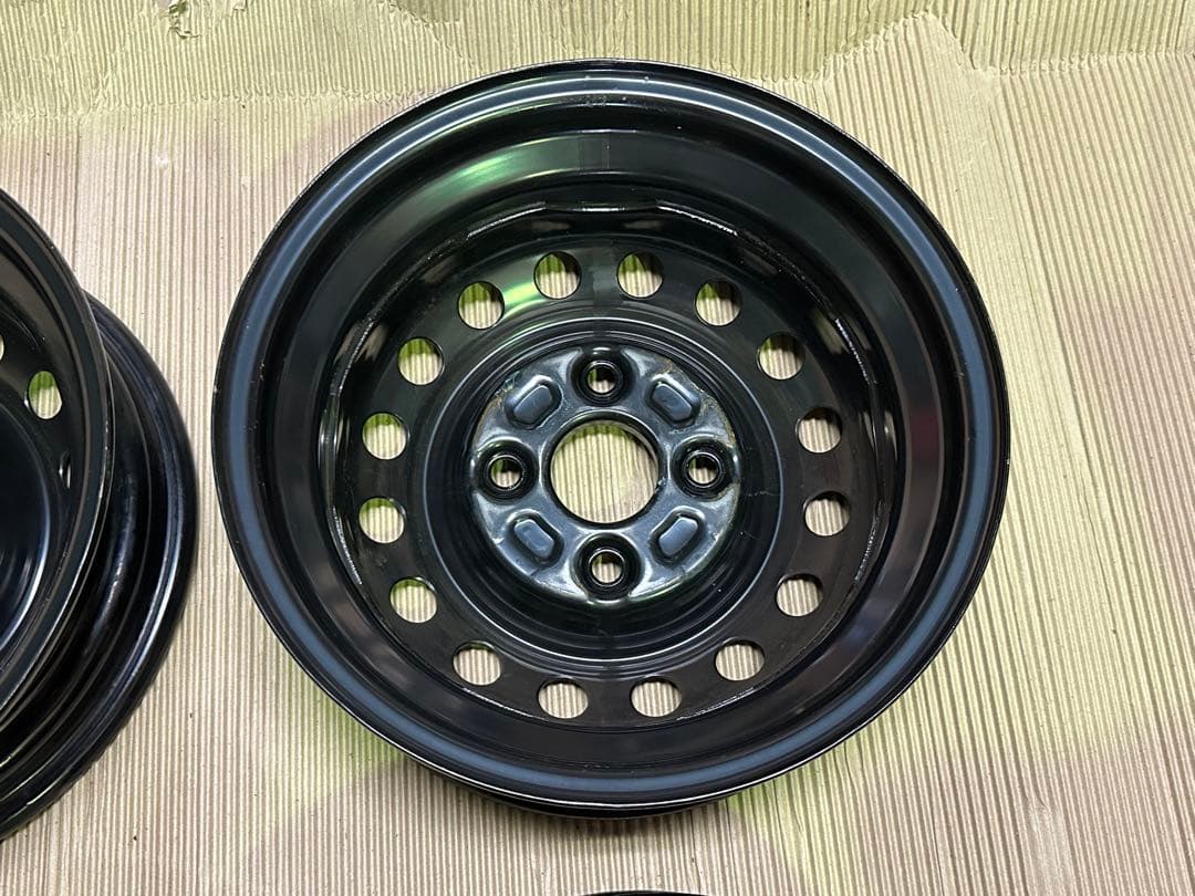 【新車外し】純正　鉄チン&キャップ　4本　ハイゼット　アトレー　S700V系