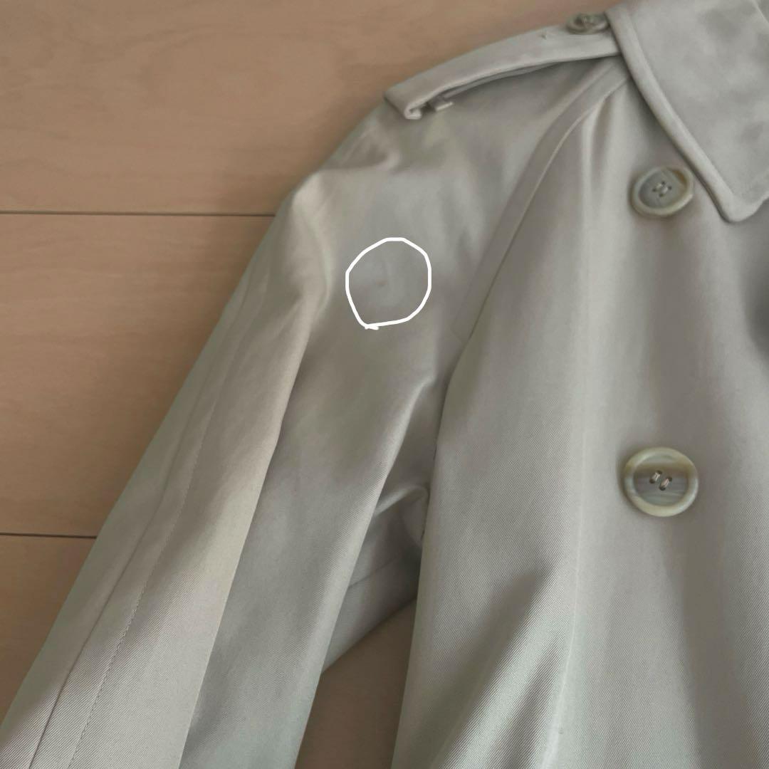 【白タグ】Burberrys/トレンチ　コート　ノバチェック　ベルト付　Sサイズ