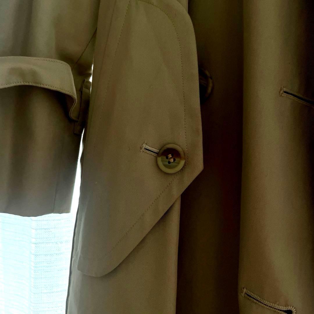 【白タグ】Burberrys/トレンチ　コート　ノバチェック　ベルト付　Sサイズ