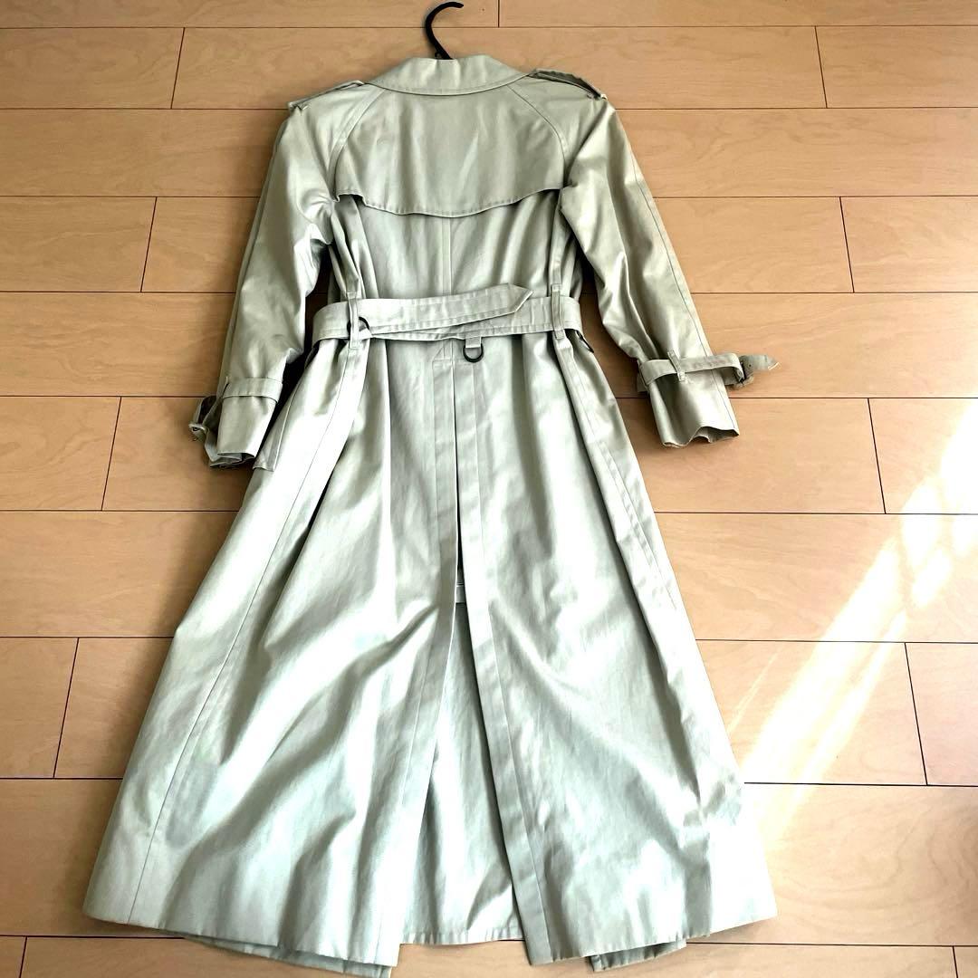 【白タグ】Burberrys/トレンチ　コート　ノバチェック　ベルト付　Sサイズ