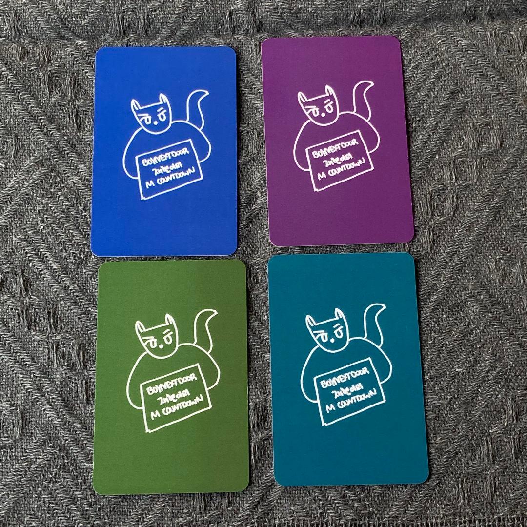 韓国 BOYNEXTDOOR ジェヒョン MC 人気歌謡 ボネクド 4枚トレカ