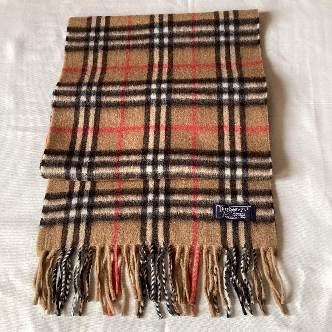 バーバリー　カシミヤマフラー