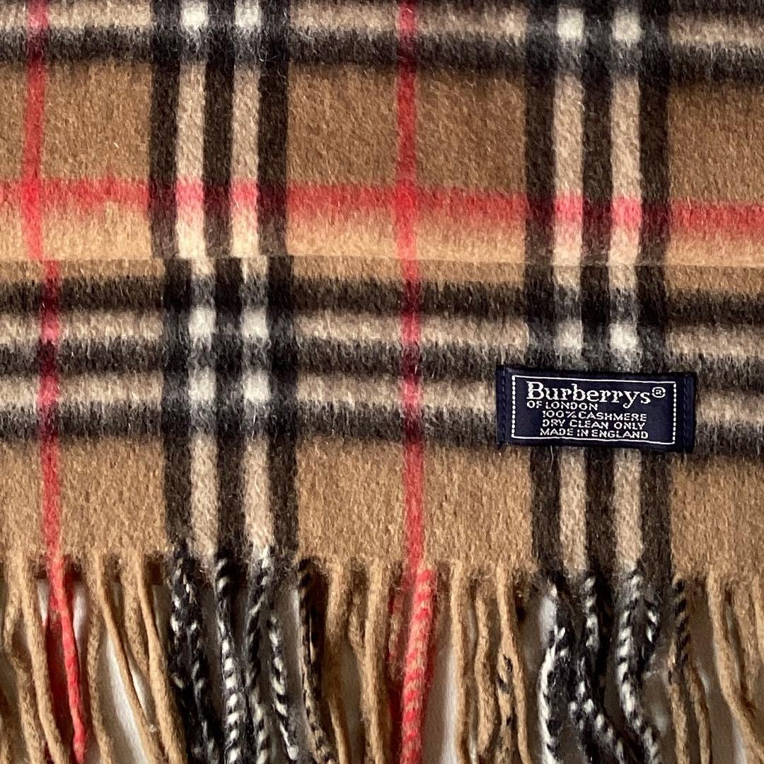 バーバリー　カシミヤマフラー