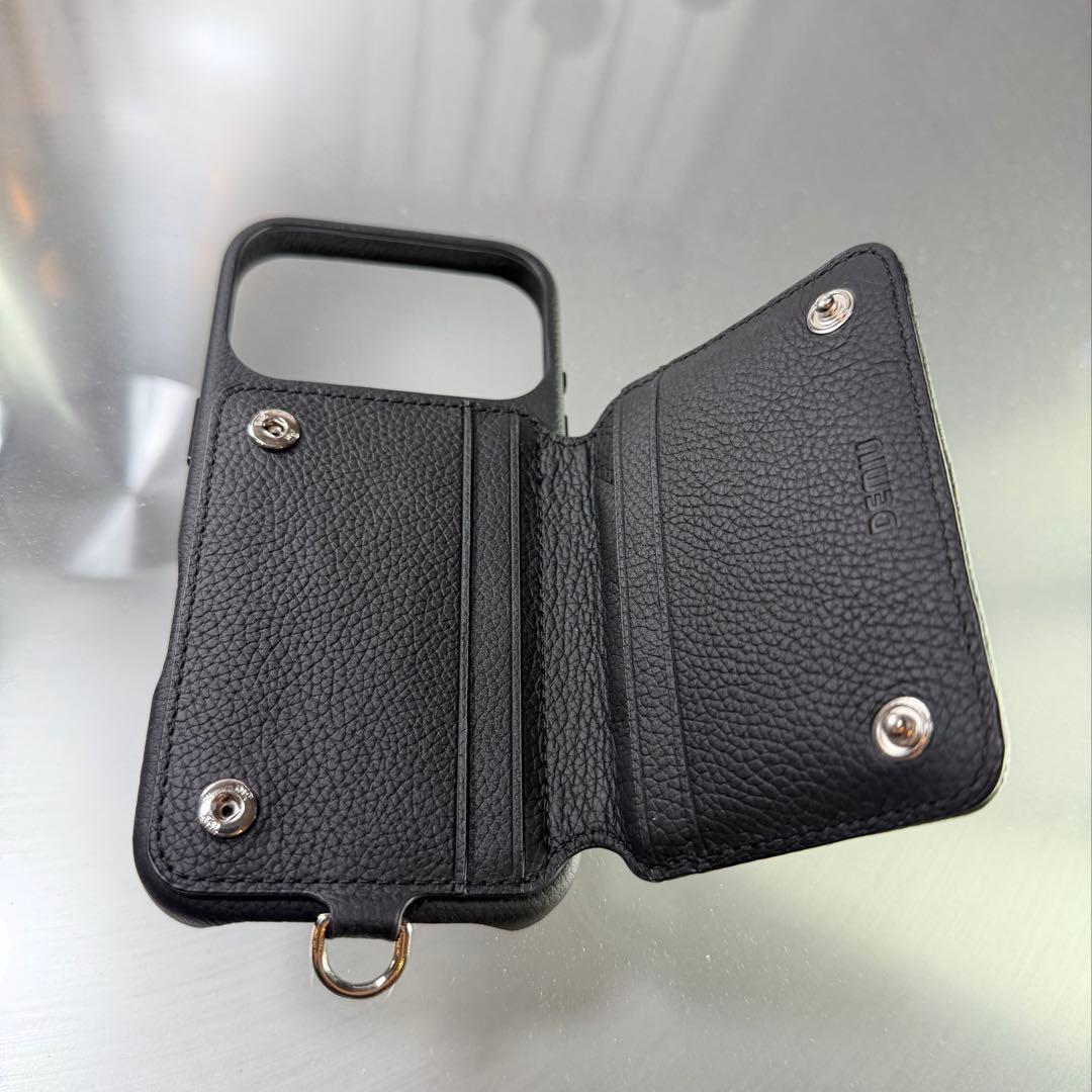 demiu iPhoneケース 17pro 黒　デミュウ