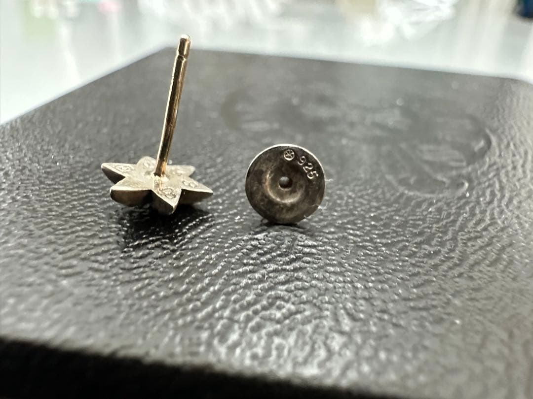 正規品　クロムハーツ　ピアス　スター　星