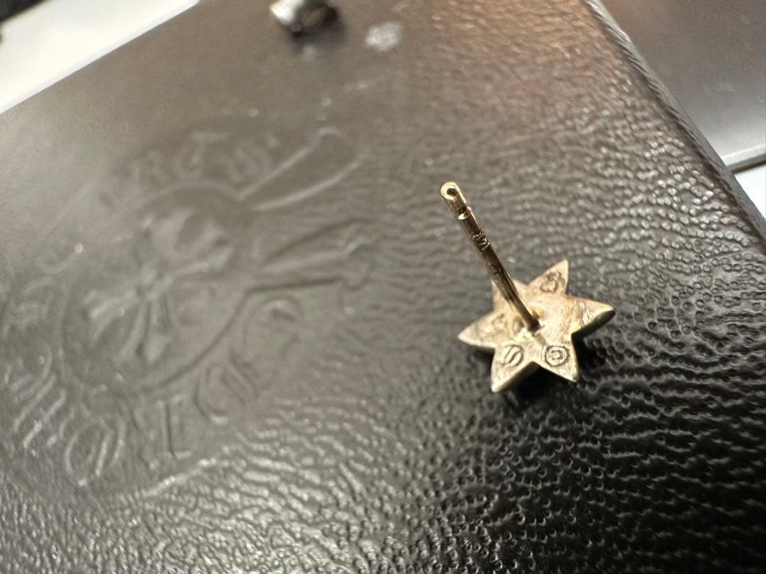 正規品　クロムハーツ　ピアス　スター　星