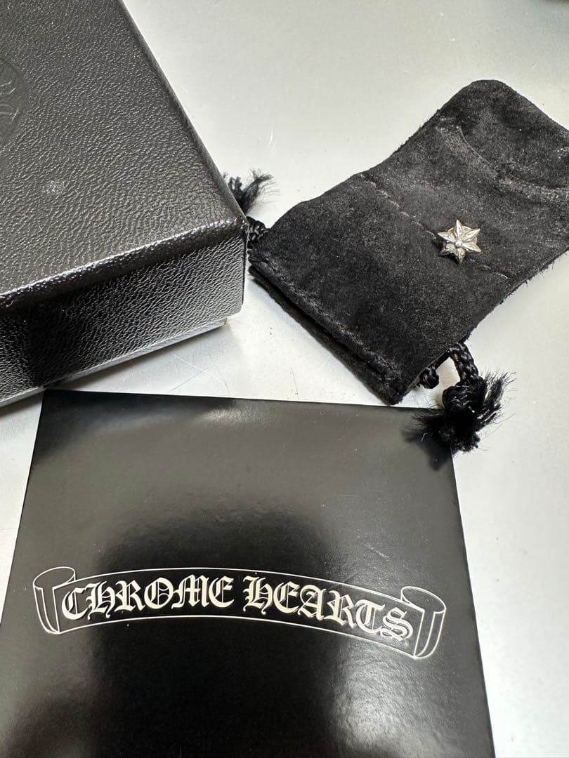 正規品　クロムハーツ　ピアス　スター　星