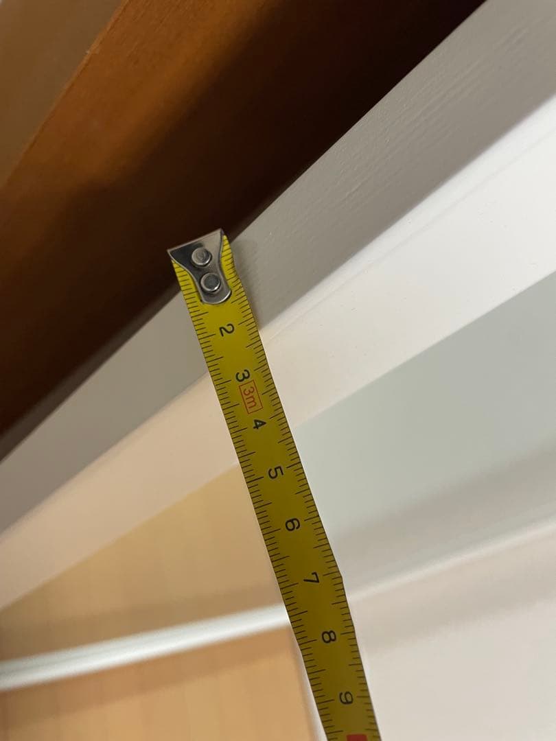 大型 全身鏡 180×90cm 白　フレーム