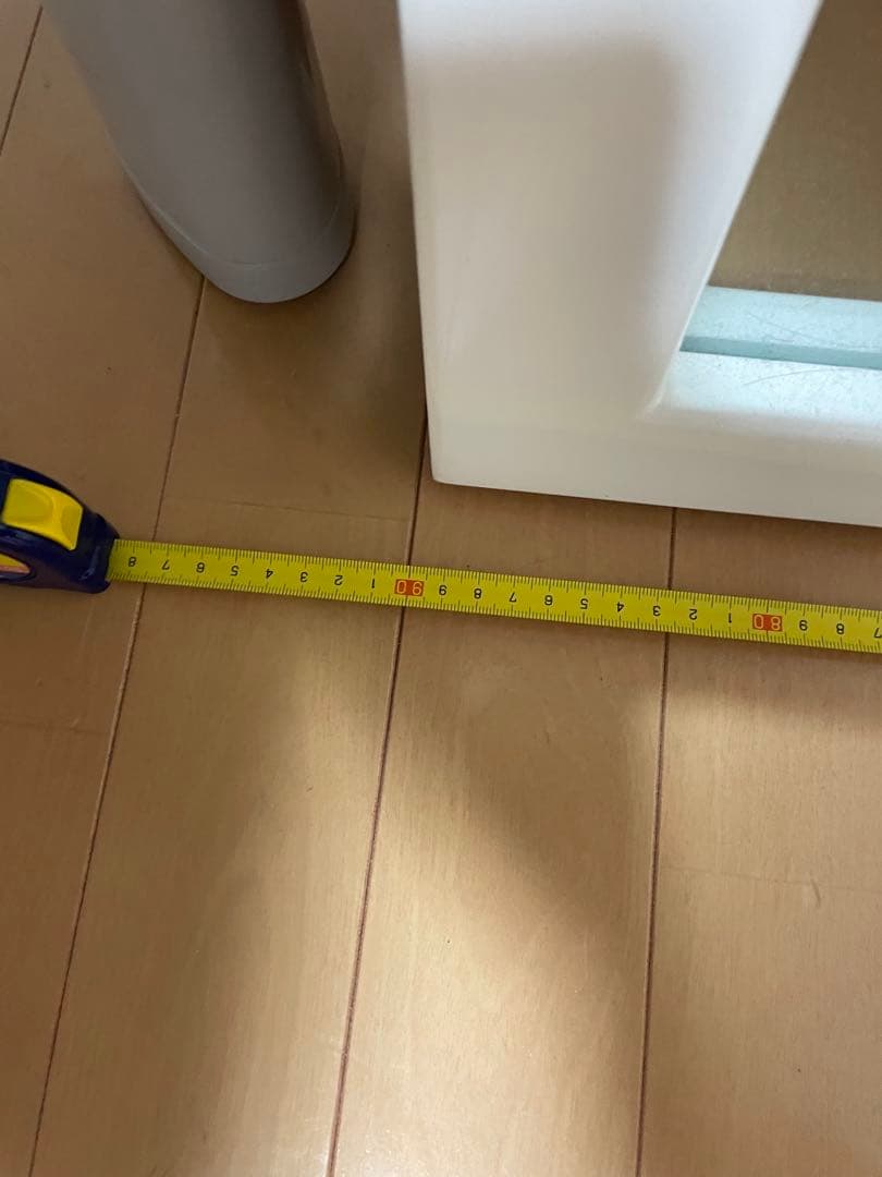 大型 全身鏡 180×90cm 白　フレーム