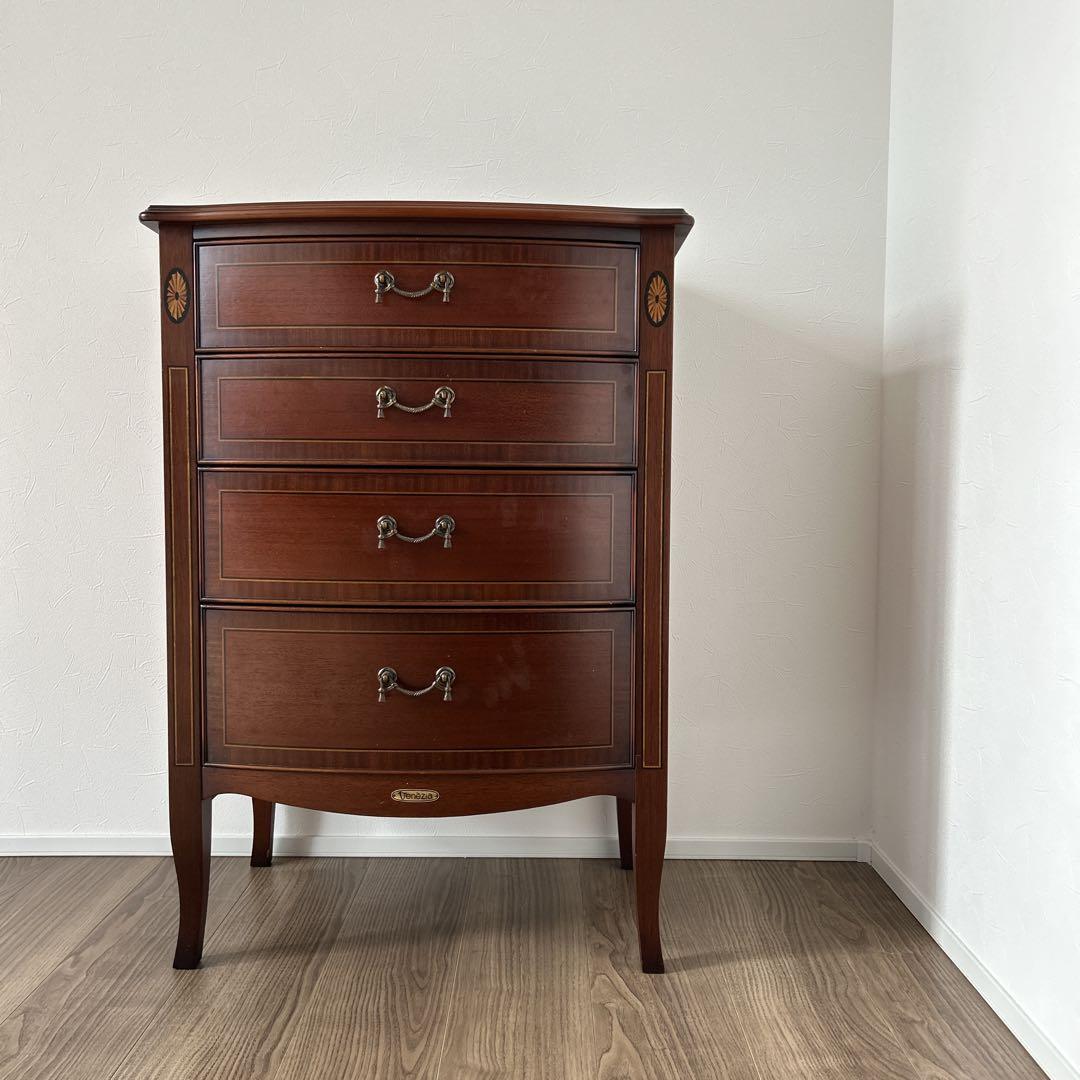 東海家具 ベネチア 木製コンソール キャビネット