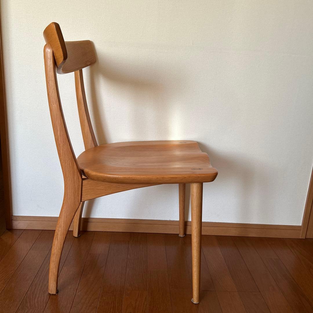 大塚家具　フィル天然木ダイニングチェア② 1脚