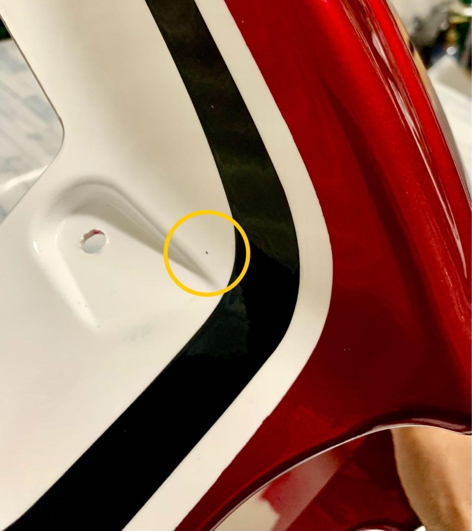 訳あり⑤ 新品 ビキニカウル 汎用 CBXカラー CB400SF アッパーカウル