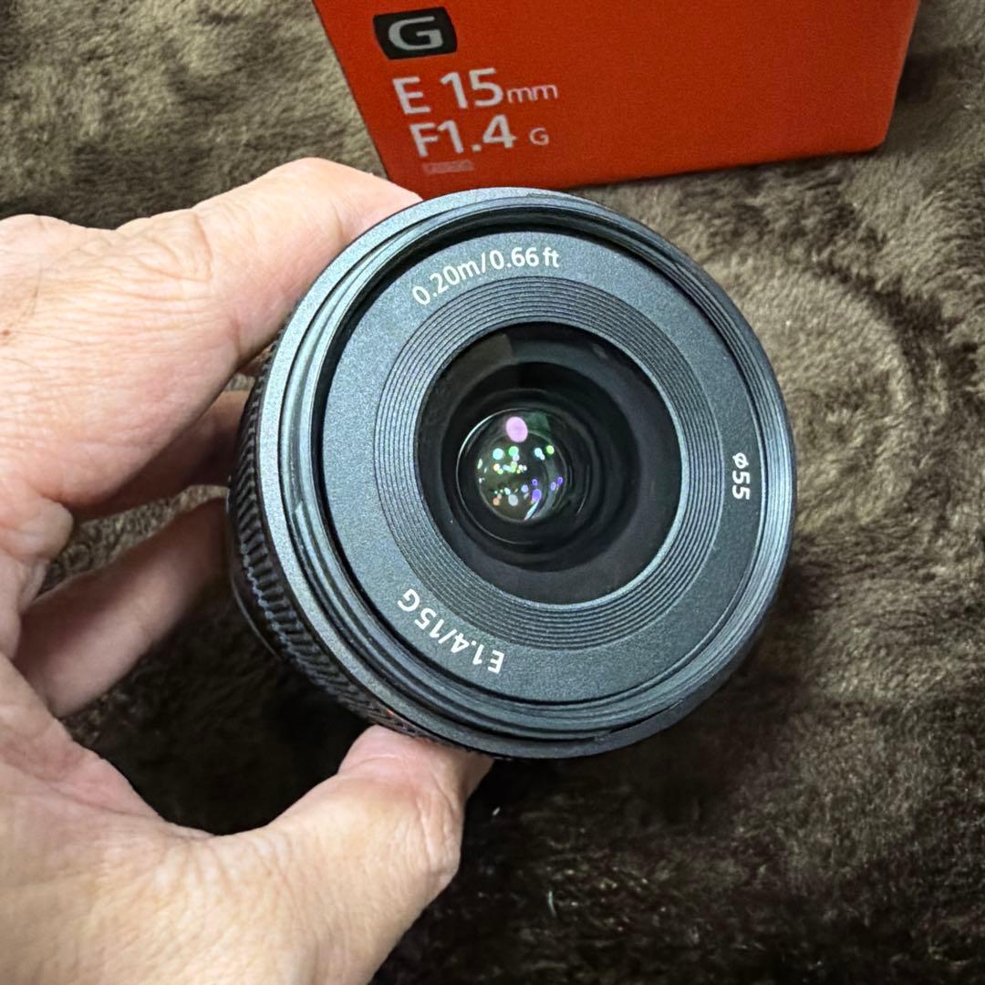 SONY E 15mm F1.4 G レンズ