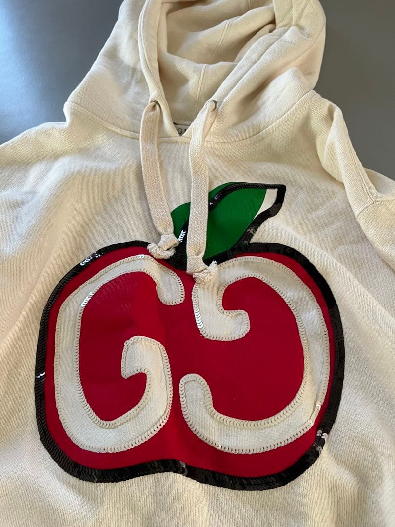 最終値下⭐︎美品　Gucci りんご　パーカー　ワンピース サイズS