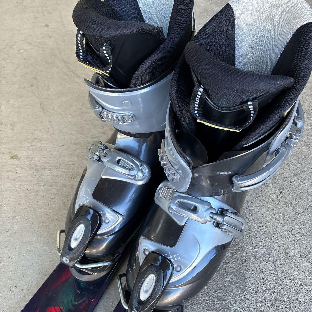 良品 KAZAMA VISHUN スキー板 ブーツ ショートスキー