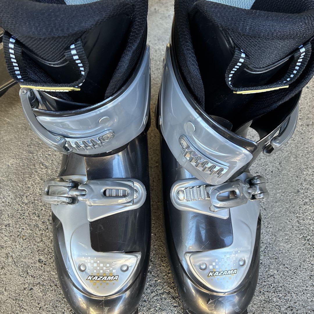 良品 KAZAMA VISHUN スキー板 ブーツ ショートスキー