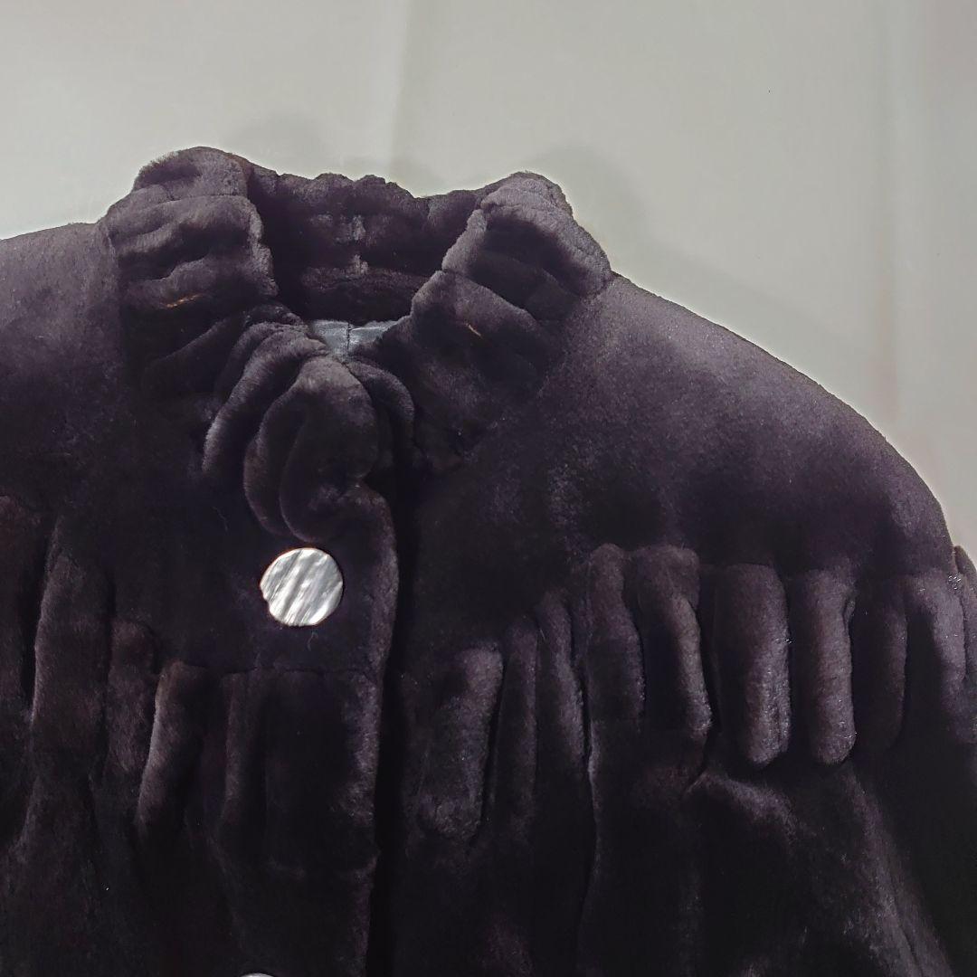 CRESCE MOONBAT リアルファーコート 毛皮コート ムーンバット