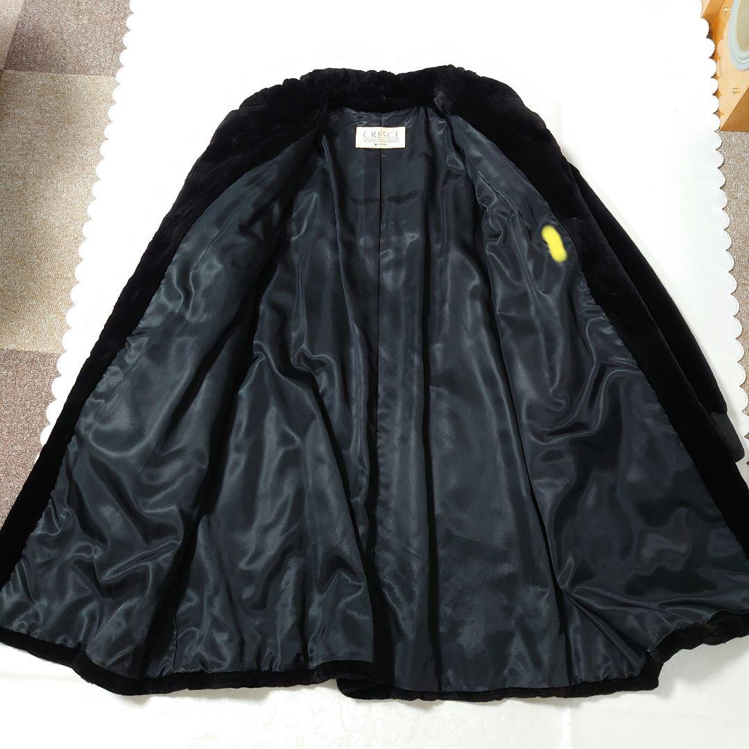 CRESCE MOONBAT リアルファーコート 毛皮コート ムーンバット