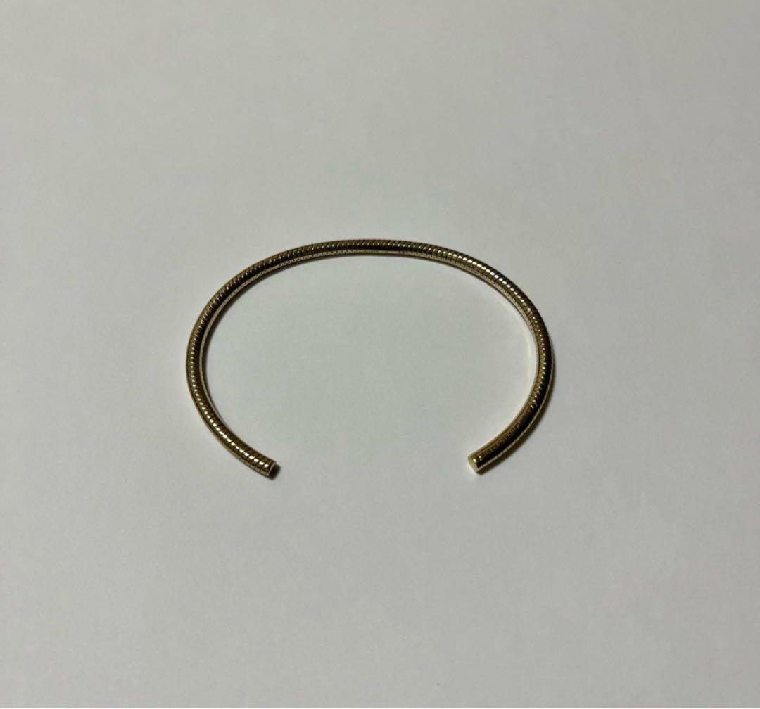 Saint Laurent サンローラン　ゴールド　バングル　ブレスレット