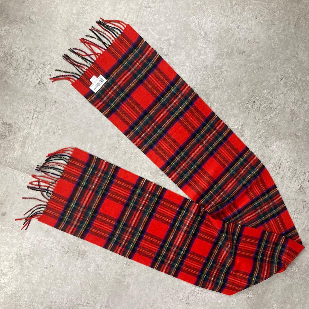 Johnstons ジョンストンズオブエルガン　マフラー　カシミア　100%