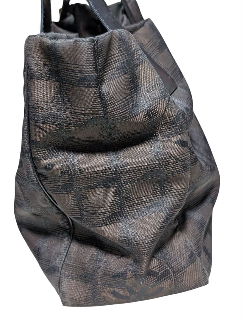 シャネル CHANEL ニュートラベル ナイロン トートバッグ ココマーク総柄